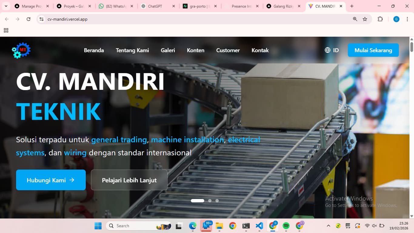 Company Profile Cv Mandiri Teknik